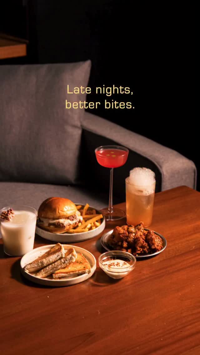 Extended food menu at 2b